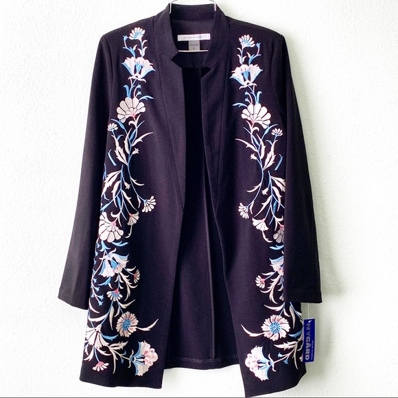 Peter Nygard Jackets & Blazers - PETER NYGARD embroidered jacket coat new 6 NWT